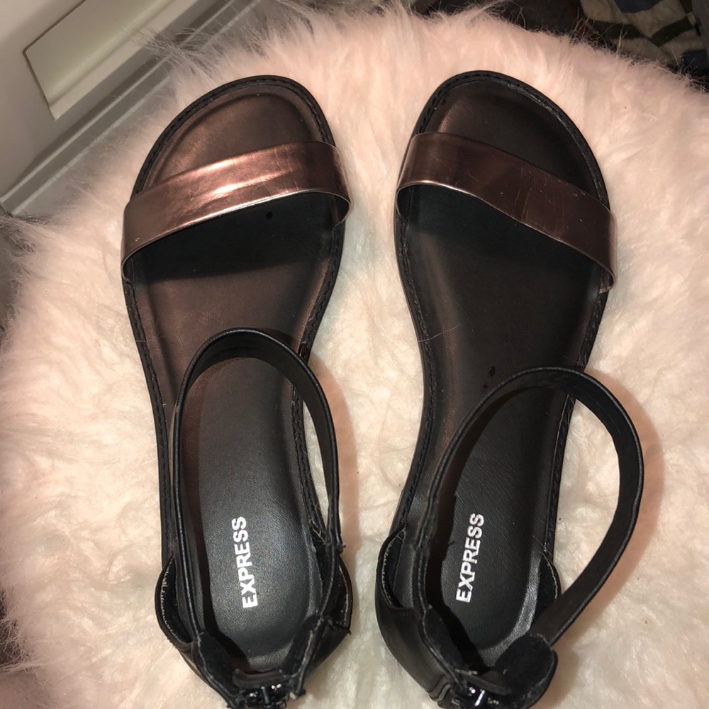 Zip Up Sandals